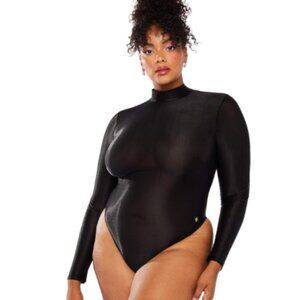 Savage X Fenty, Women's Not Sorry Long-Sleeve Open-Back Glissenette Teddy NWT